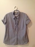 Blusa Xadrez LACOSTE  Tam 42/44