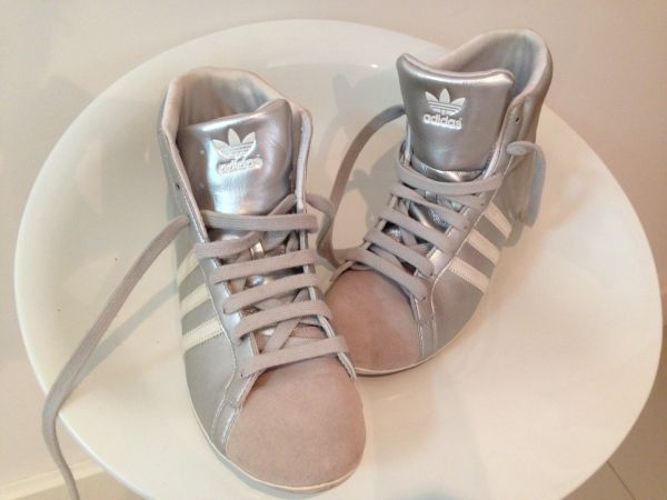 Tenis Adidas Prateado Tam 36 Bra