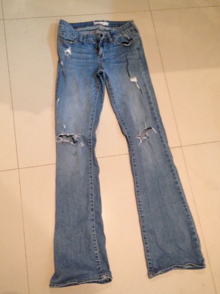 Calças Jeans "Podrinha" Tam 34 Bra