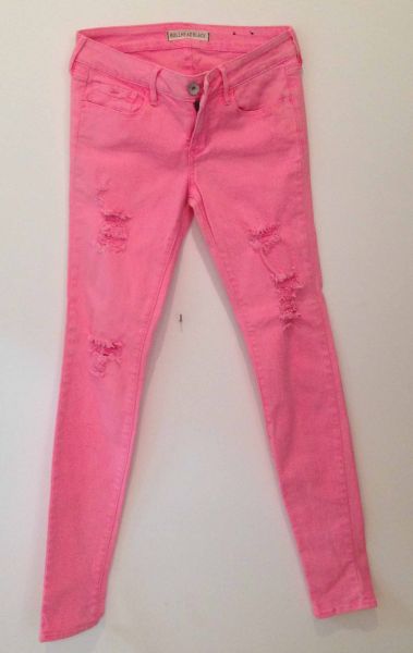Calça Rosa Neon Tam 5 USA